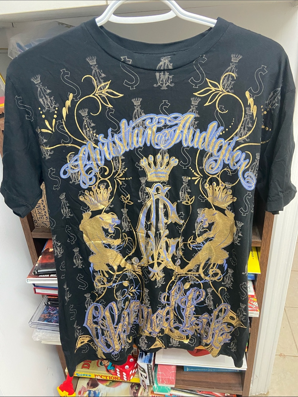 Christian Audigier Y2K Charmed Life T-Shirt Adult Size Medium